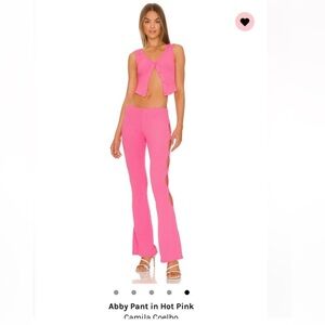 Abby Top and Pants set in Hot Pink CAMILA COELHO